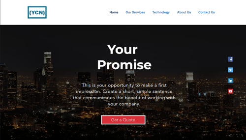 Security Company Website Template