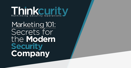 Security Marketing 101