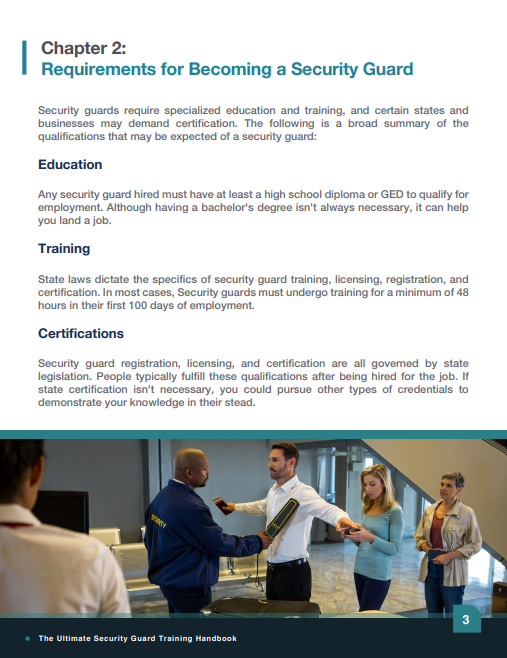 Ultimate Security Guard Training Handbook chapter 2 Ultimate Security Guard Training Handbook chapter 2